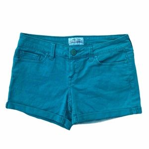 Aeropostale Women’s Rolled Hem Denim Shorts Size 0